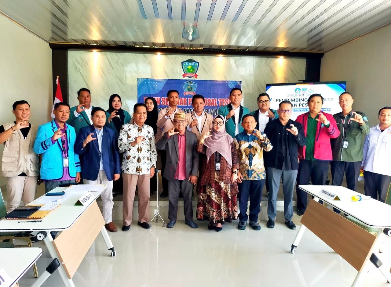 UBMG Perkuat Budaya Akademik dan Riset melalui Ujian Seminar Proposal Tesis S2 Manajemen, Siap Cetak Magister Unggul Berbasis Inovasi